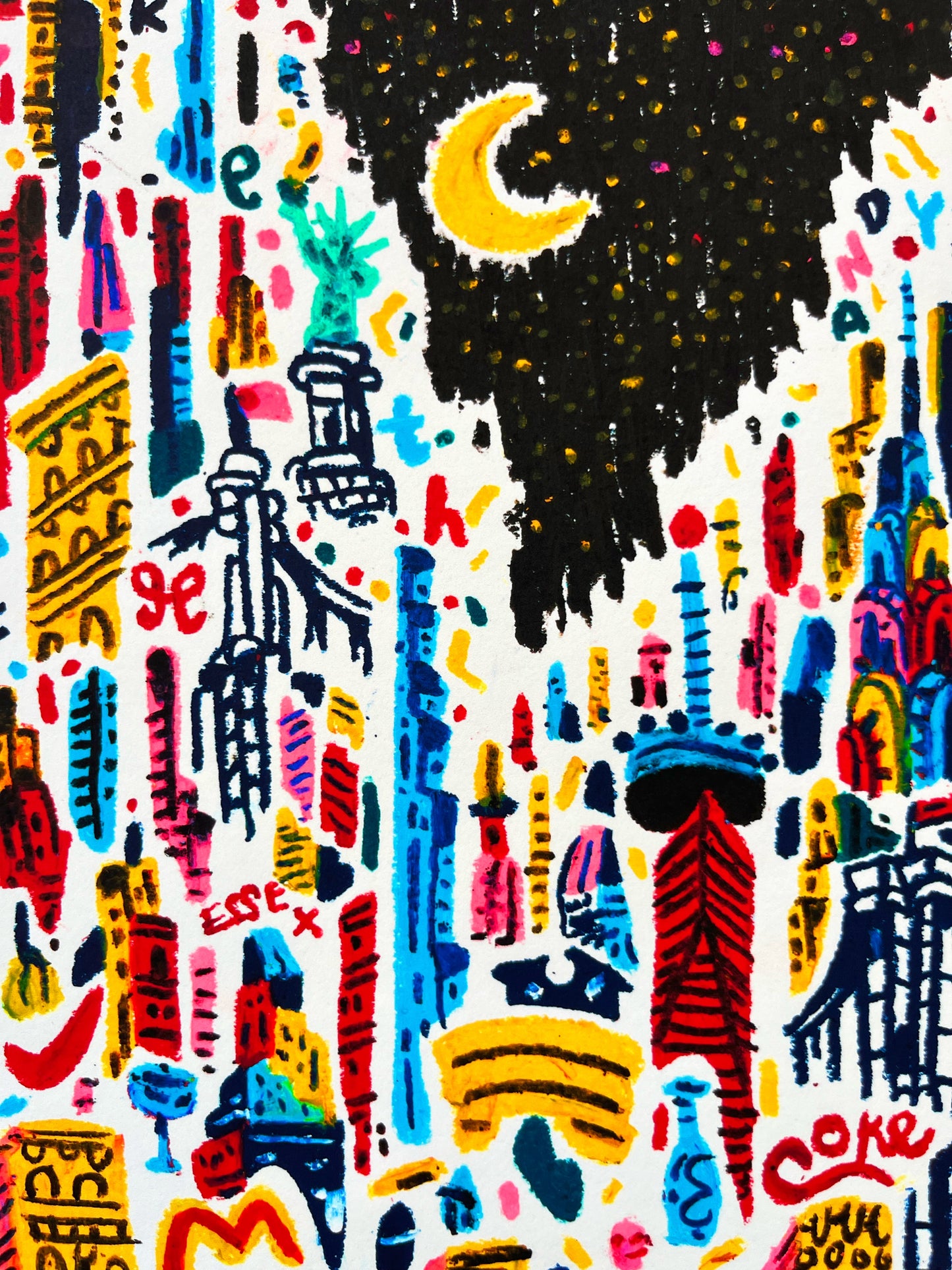 Manhattan - A3 størrelse