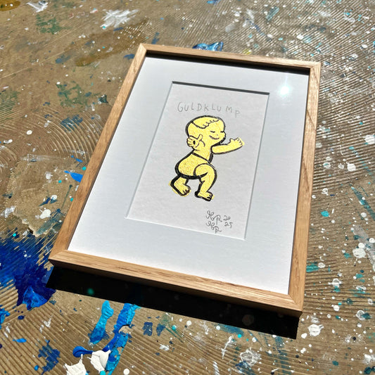 Guldklump - 25x18 cm