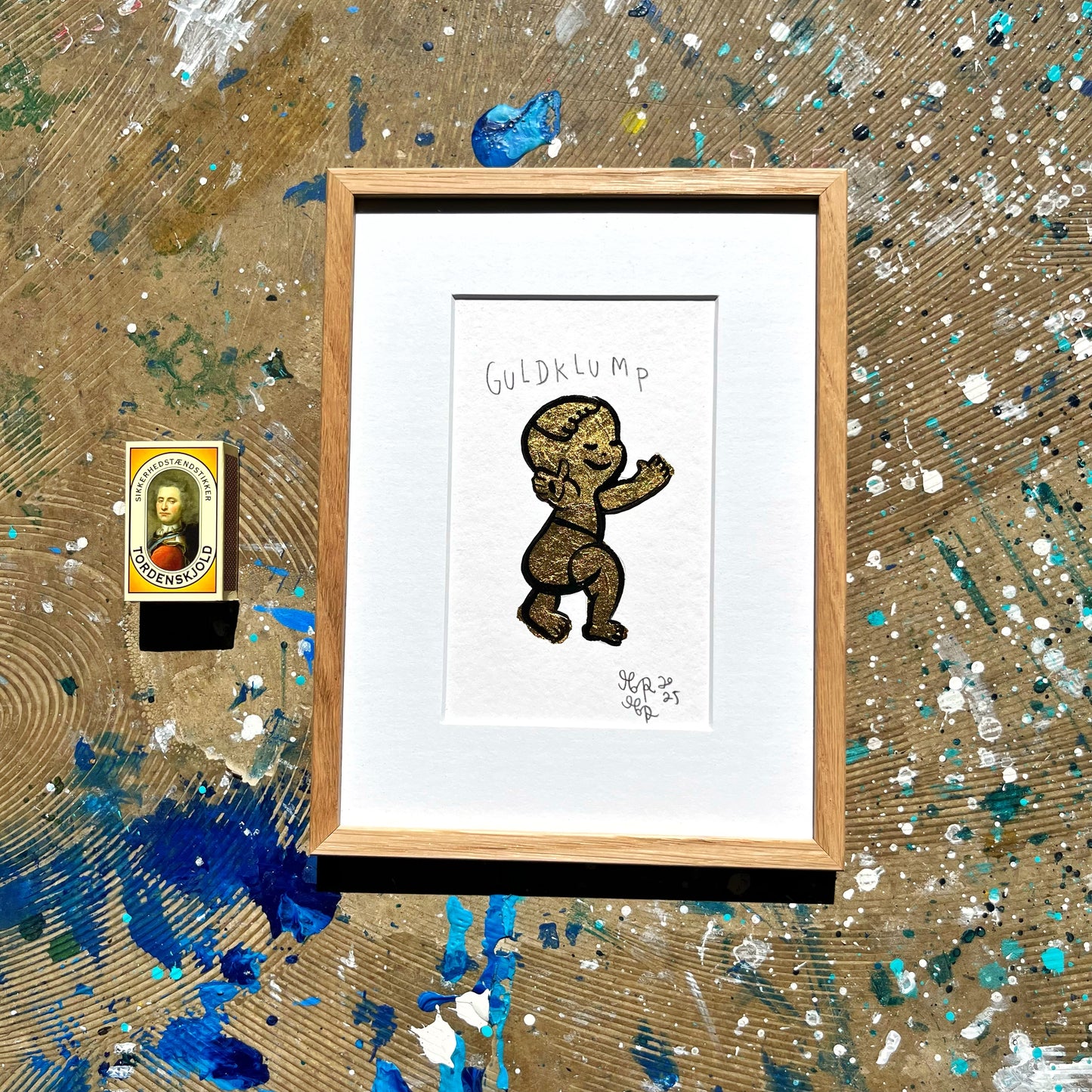 Guldklump - 25x18 cm