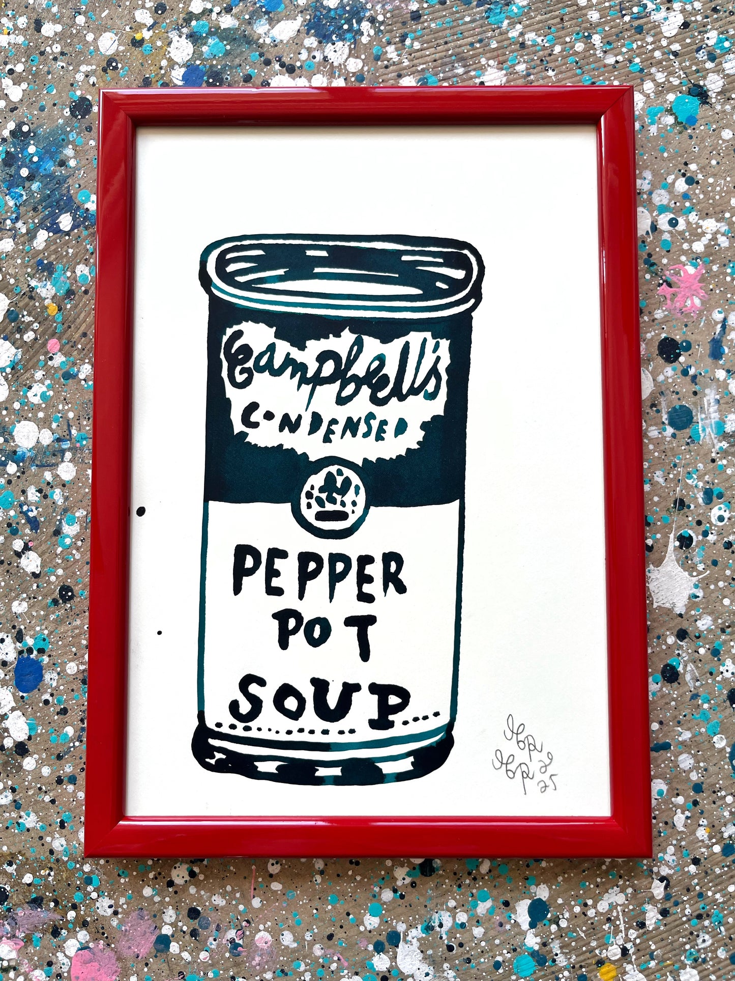 Andy Warhol dåse - 28x20 cm