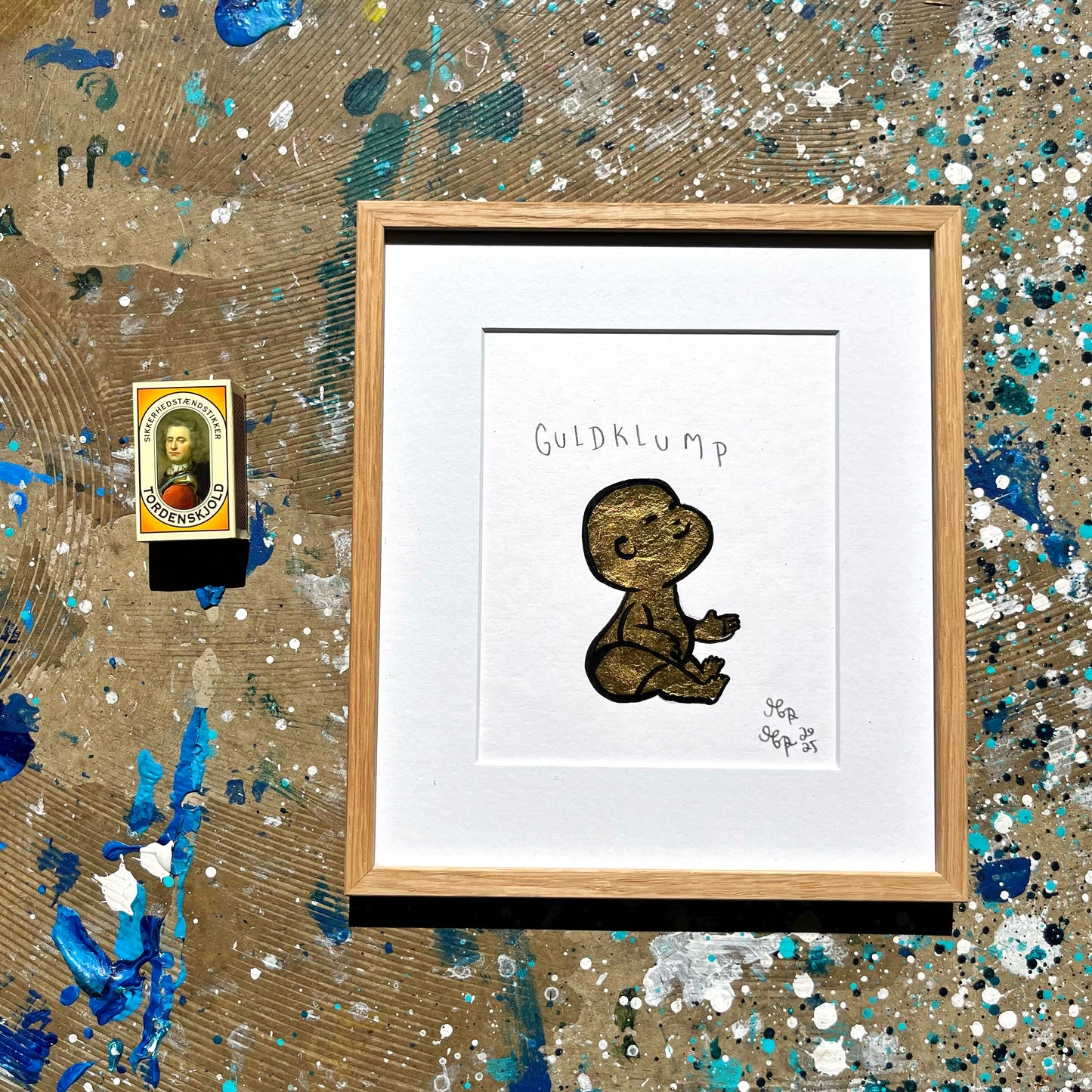 Guldklump - 25x22 cm