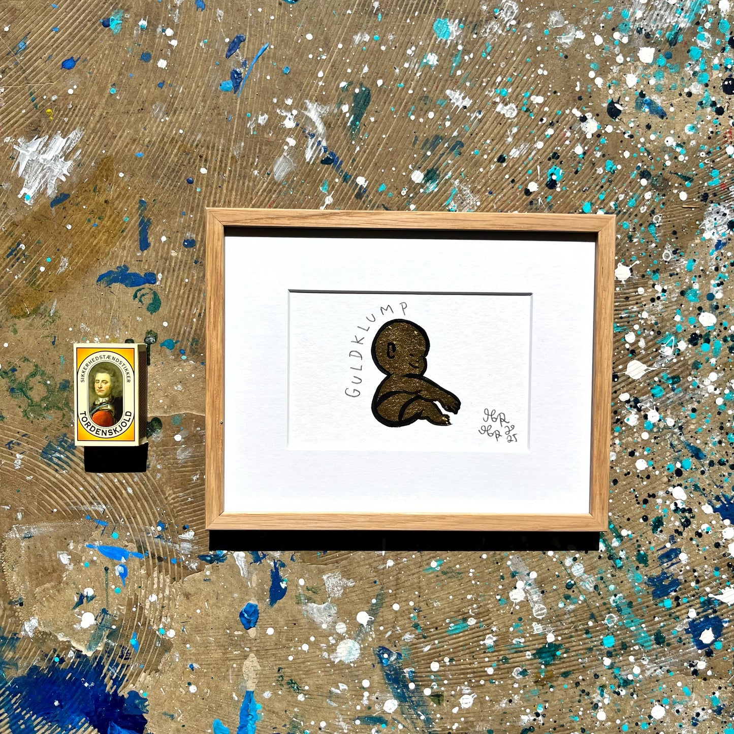 Guldklump - 18x23 cm