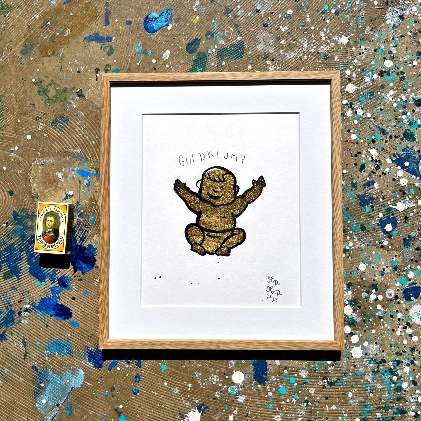 Guldklump - 31x27 cm