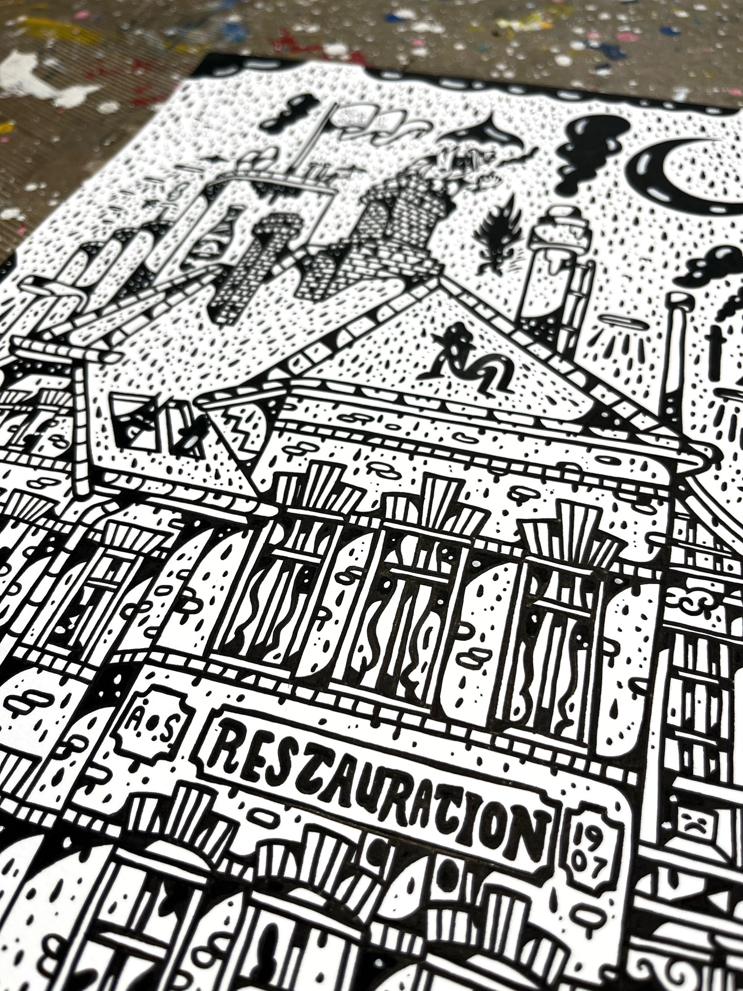 Sydhavnen original - A3 størrelse