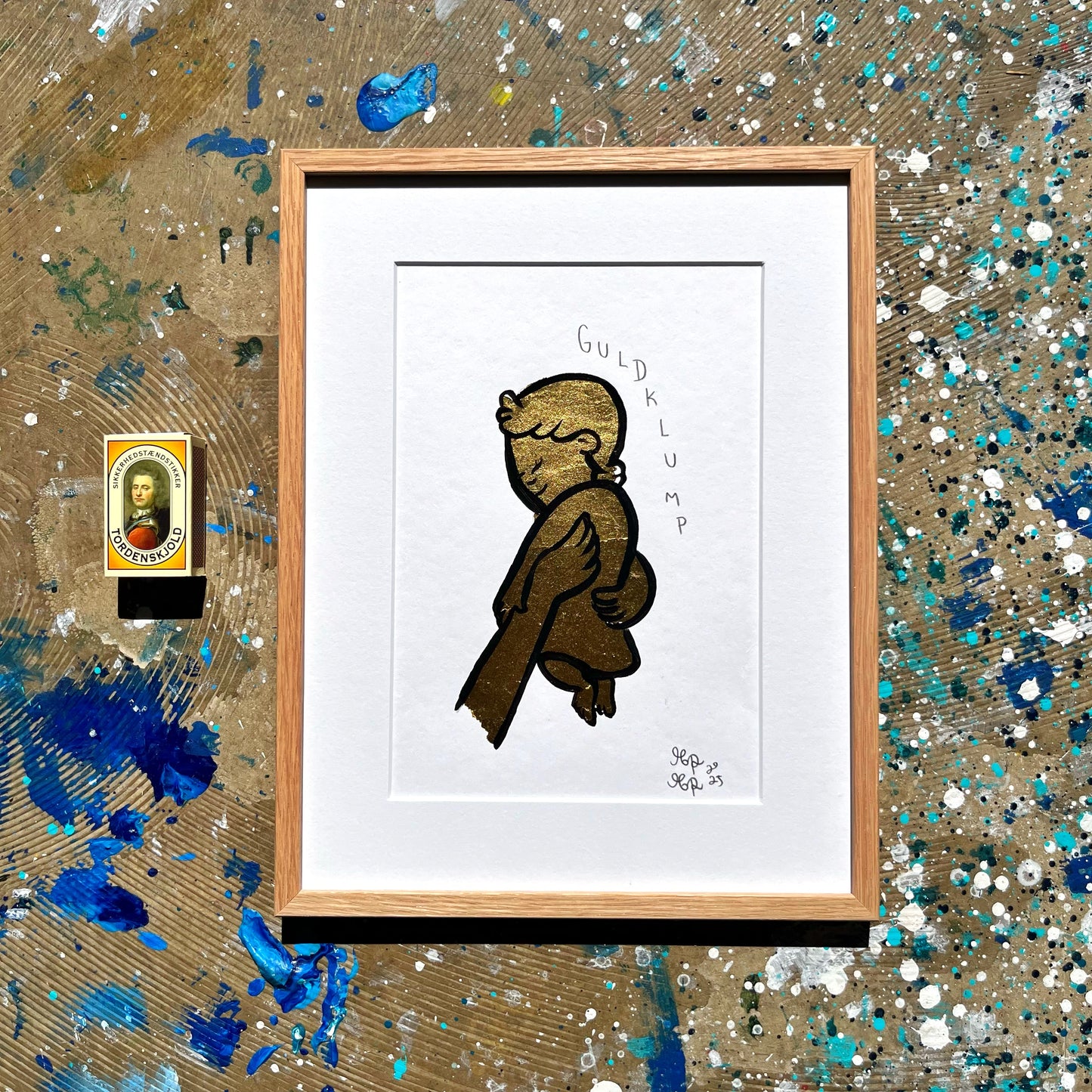 Guldklump - 31x24 cm