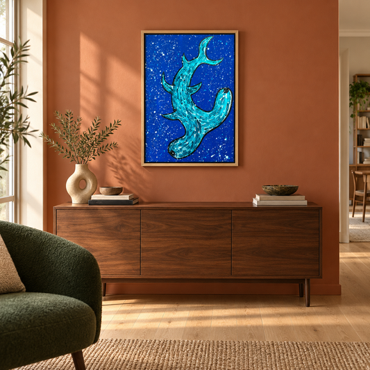 Under overfladen - 74x53cm