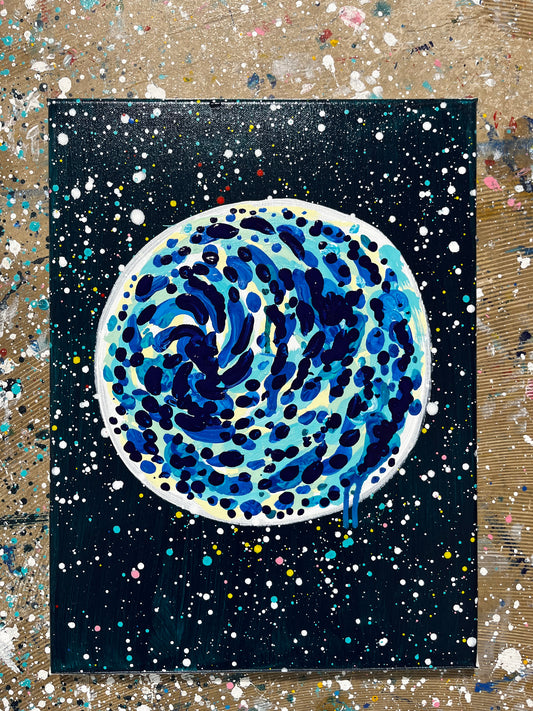 Måne - A3 størrelse