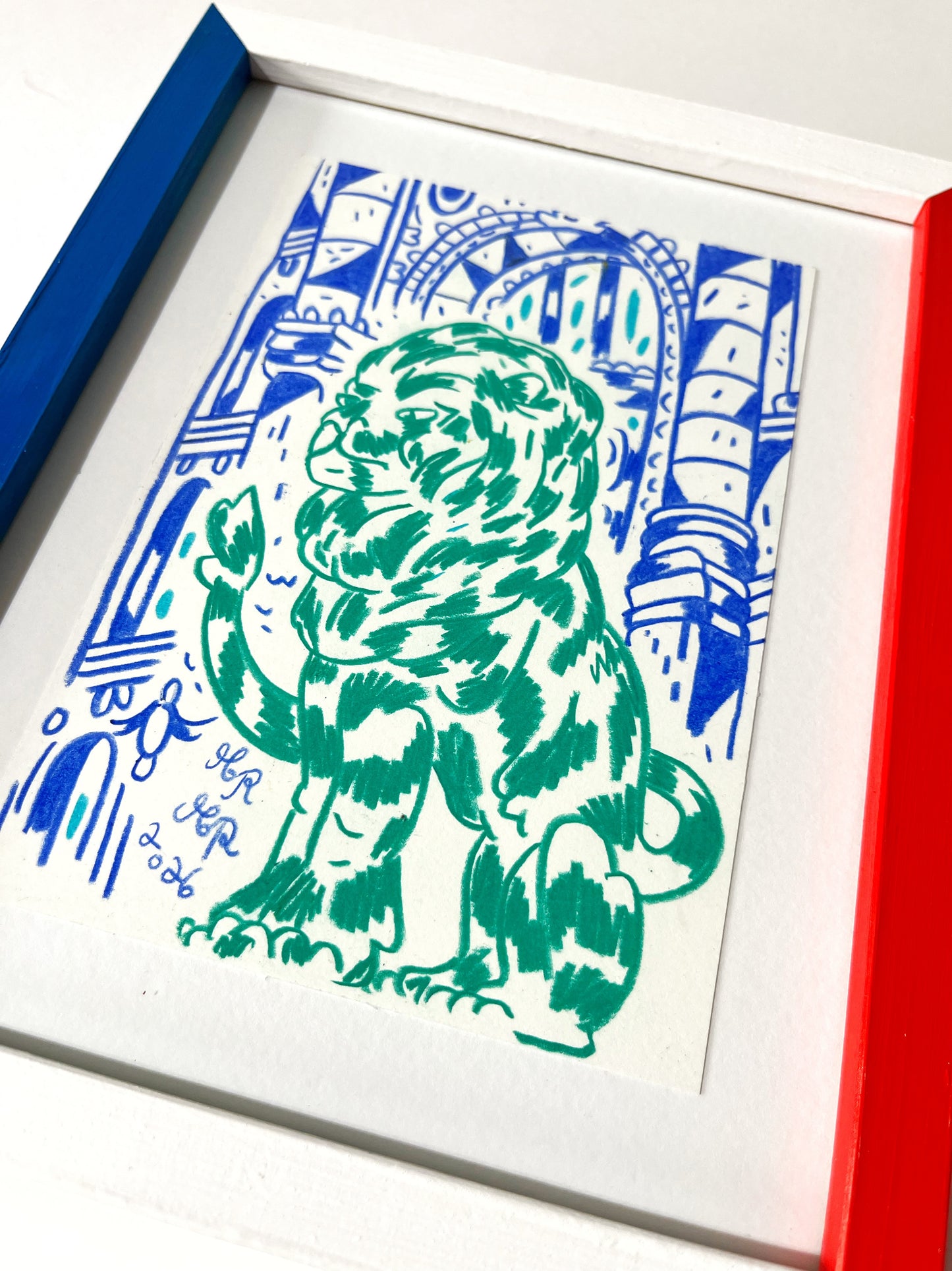 Løve Paris, 25x19,5 cm