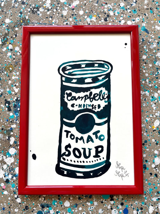 Andy Warhol dåse - 28x20 cm