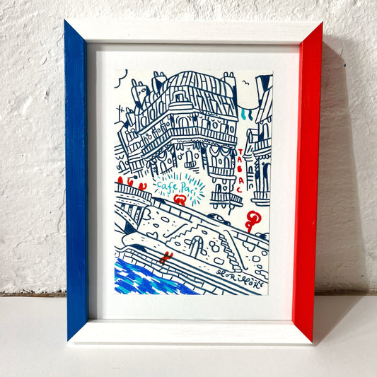 Rue de la Cité Paris, 25x19,5 cm
