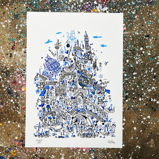 Få tilbage! AP udgave af Venedig - 70x50 cm