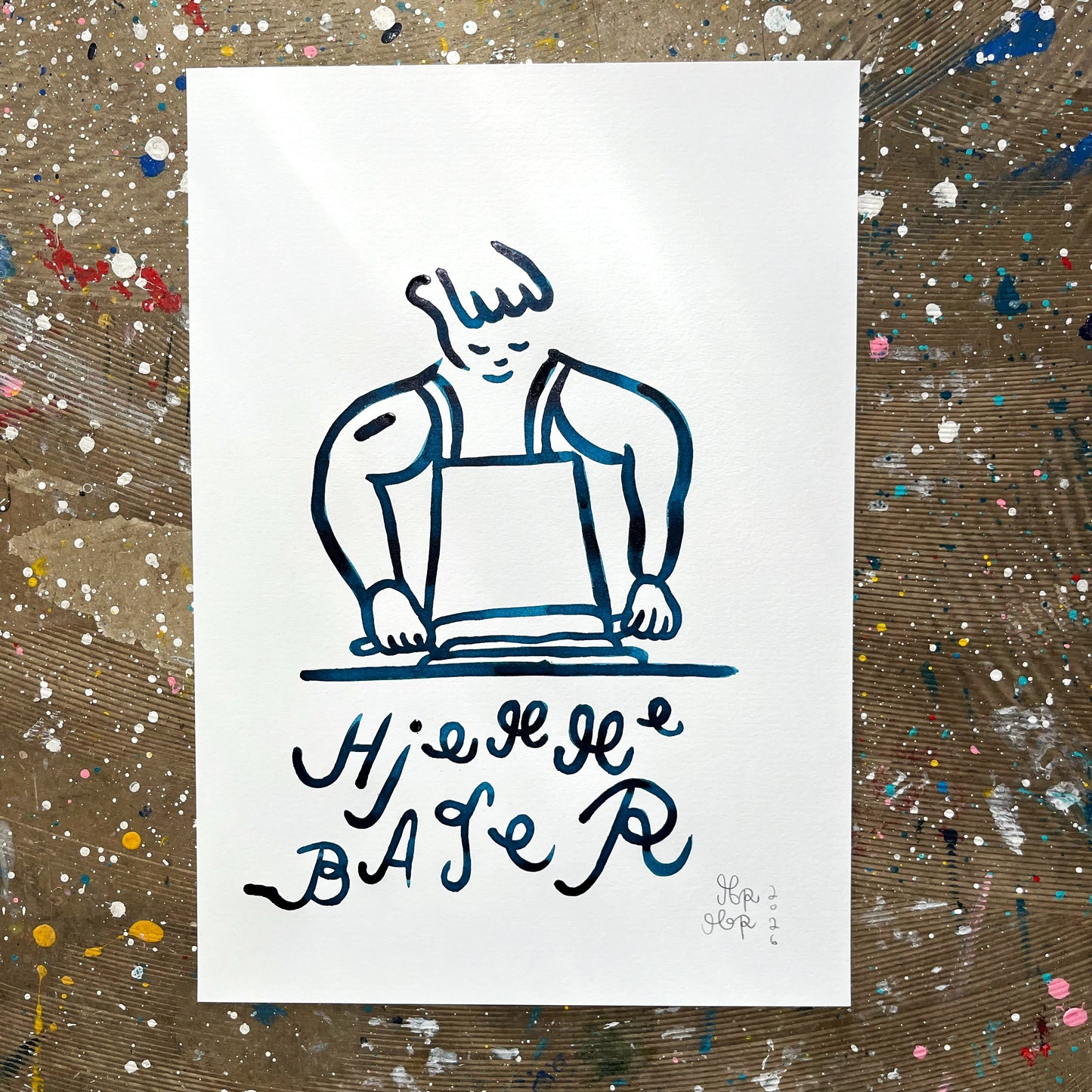 Hjemme bager - A3 størrelse