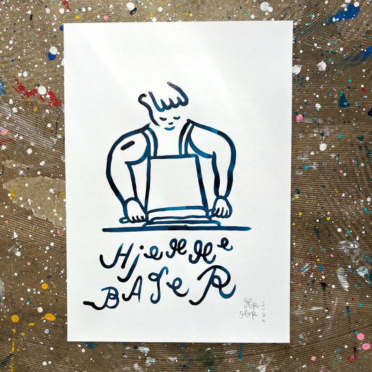 Hjemme bager - A3 størrelse