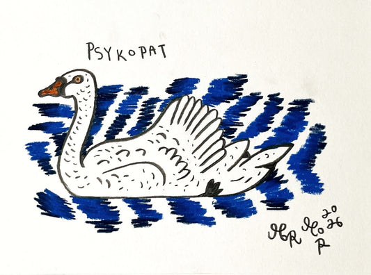 Psykopat - 23x29 cm