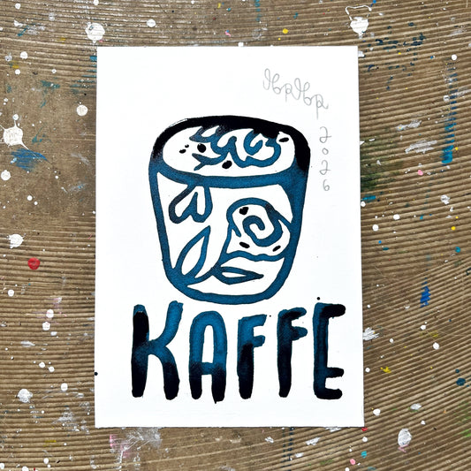 Kaffe - 18x12,5 cm