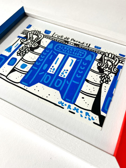 44 rue de Paradis Paris, 25x19,5 cm