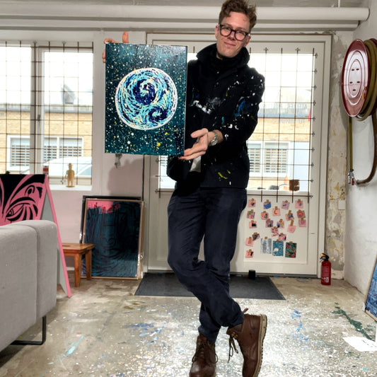 Måne - A3 størrelse