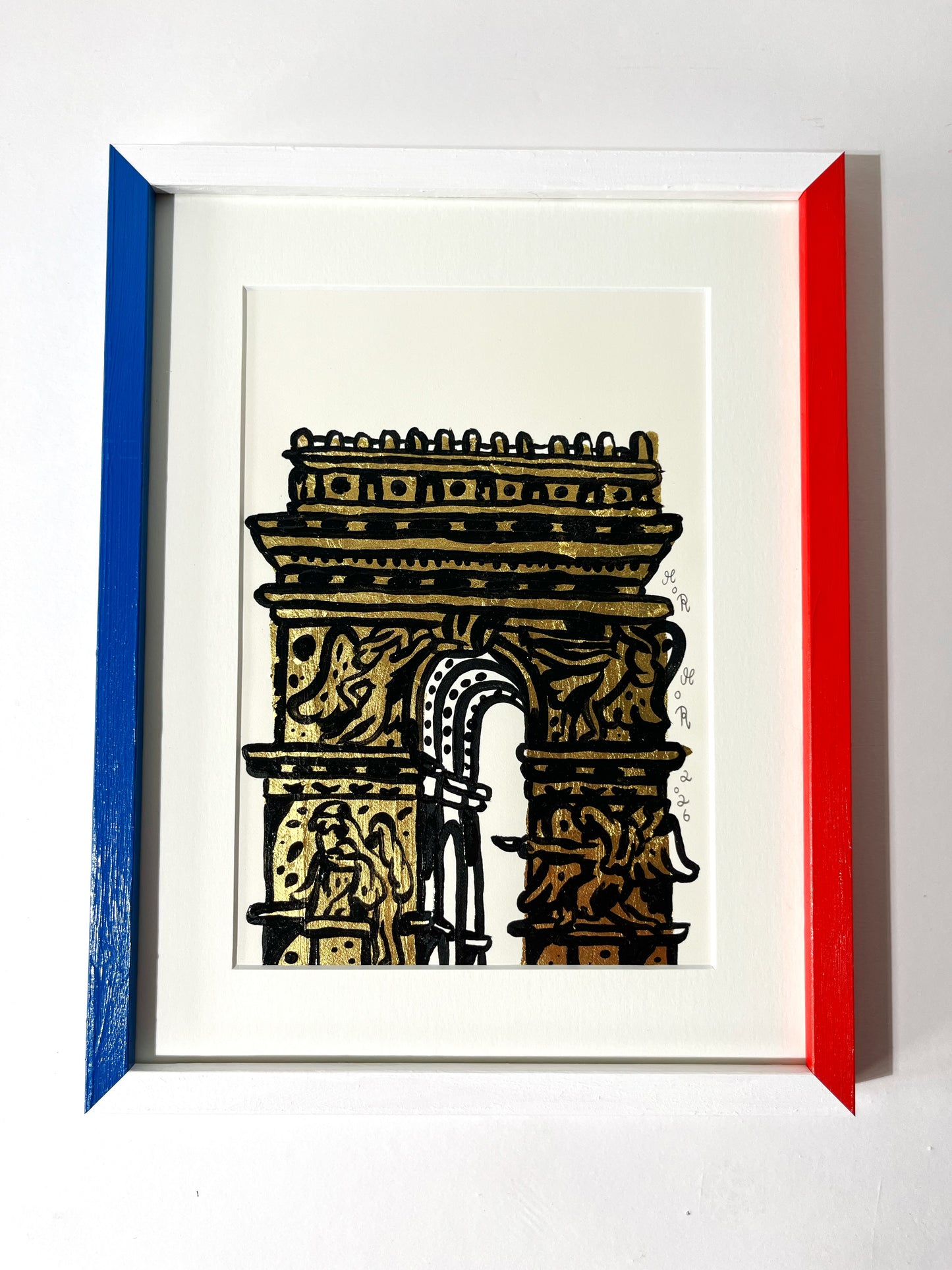 Arc de Triomphe Paris, 35x28 cm