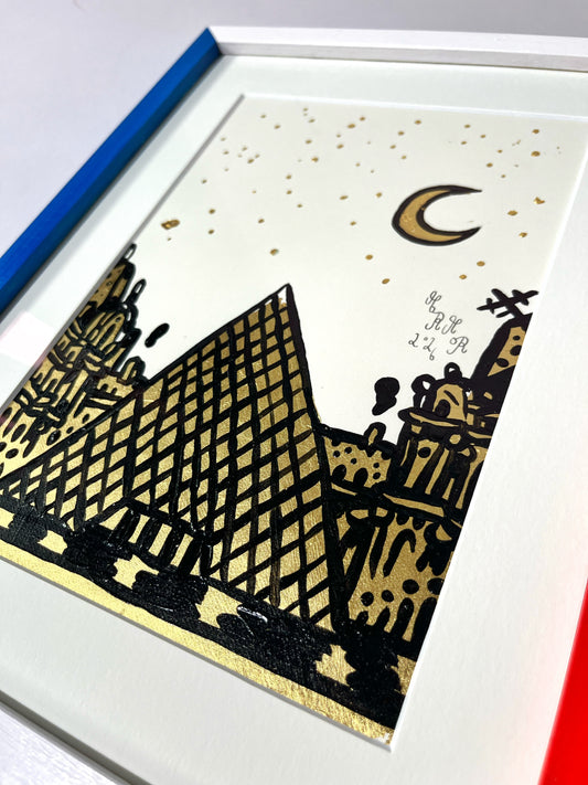 Louvre Paris, 35x28 cm