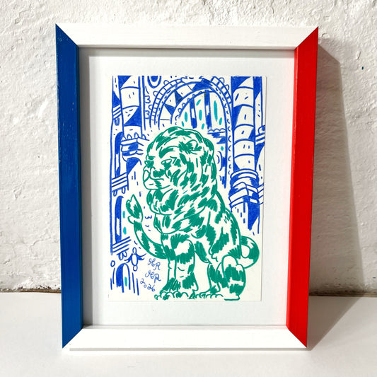 Løve Paris, 25x19,5 cm