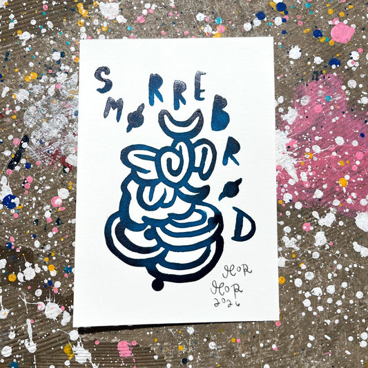 Smørrebrød- 18x12,5 cm