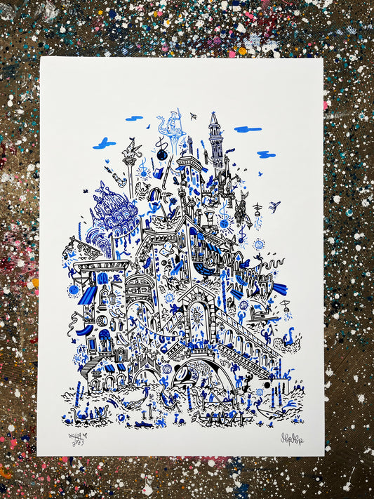 Få tilbage! AP udgave af Venedig - 70x50 cm