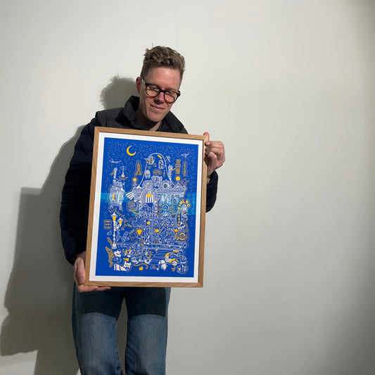 Indrammet Paris - 47x35 cm 🇫🇷