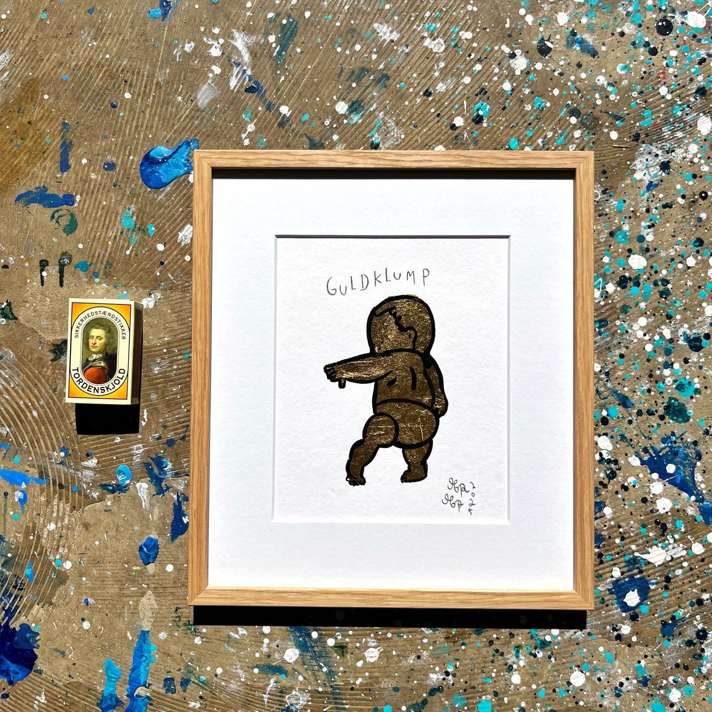 Guldklump - 25x22 cm