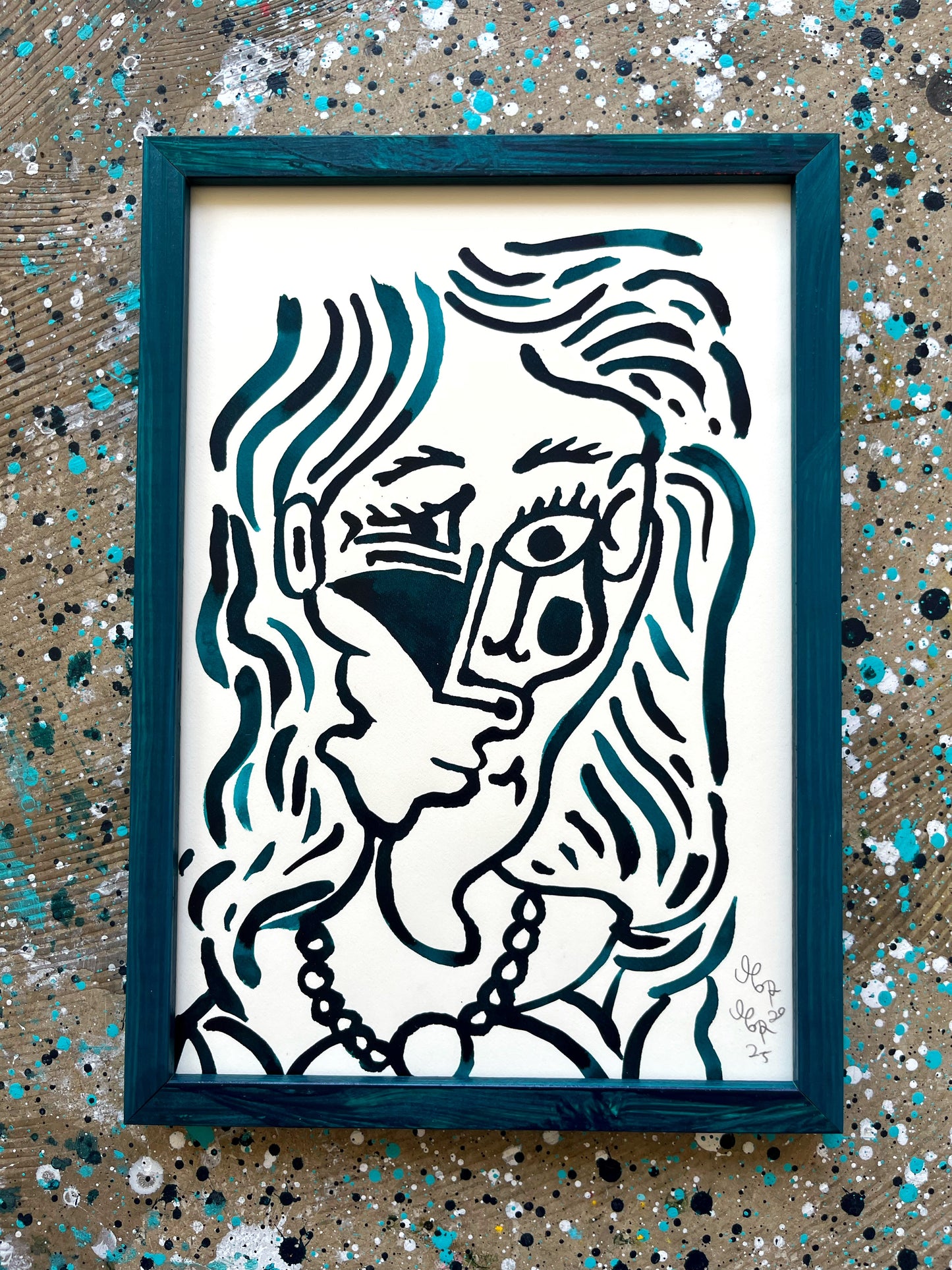 Portræt - 27x19 cm