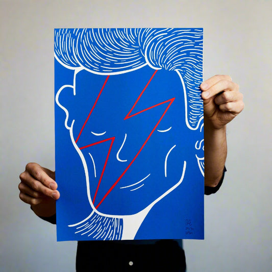 Bowie - A3 størrelse 🎶