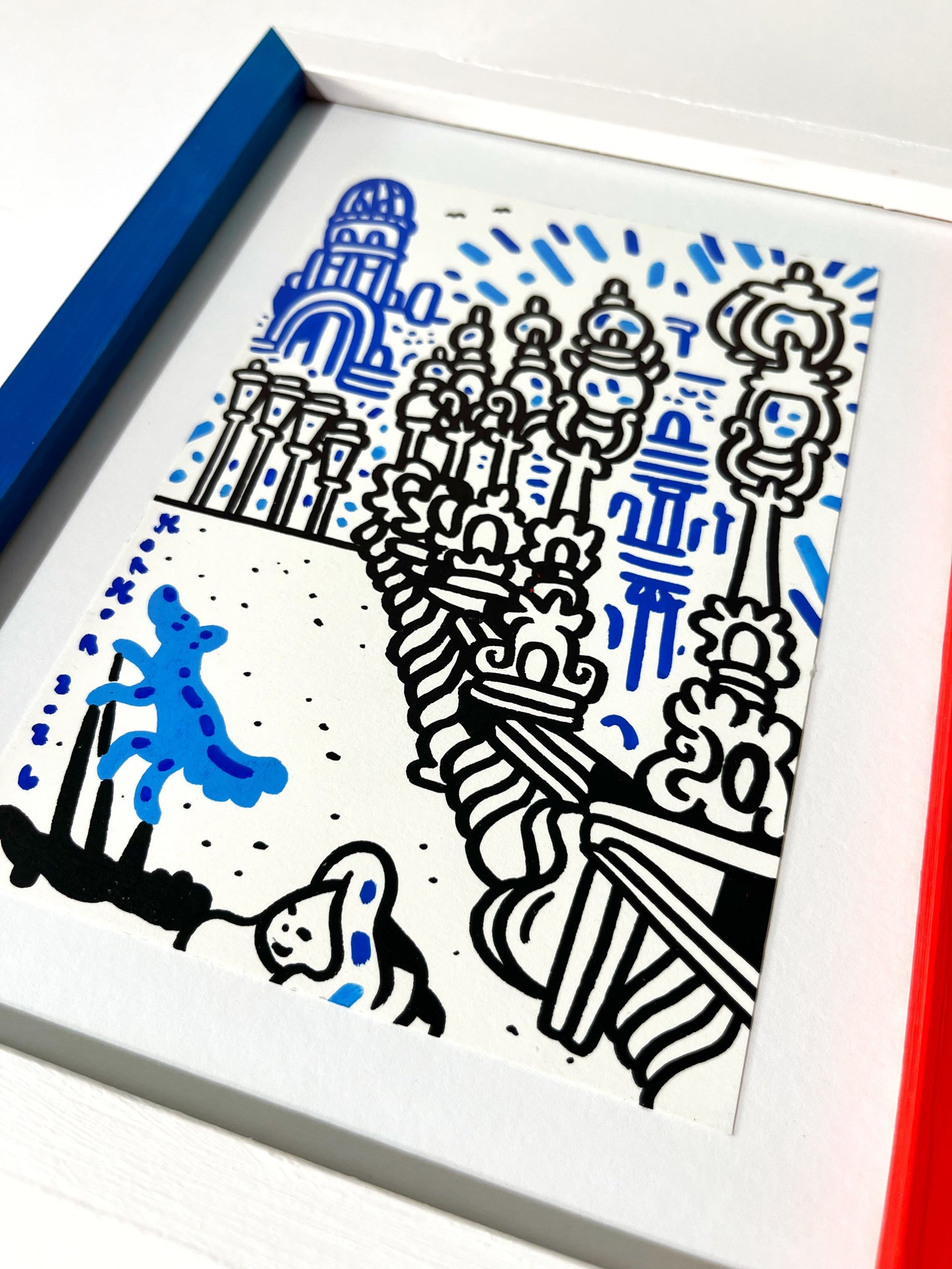 Pont des Arts Paris, 25x19,5 cm
