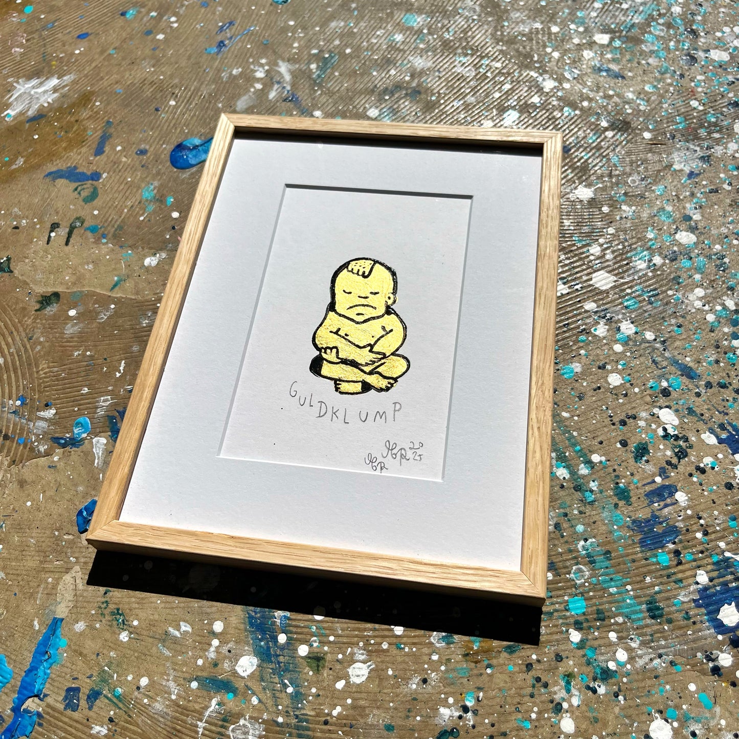 Guldklump - 25x19 cm