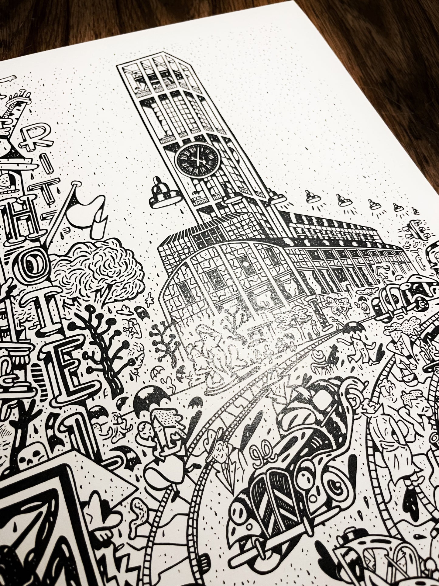 Stor efterspørgsel på den her: Aarhus Noir AP - A3 størrelse ☂️