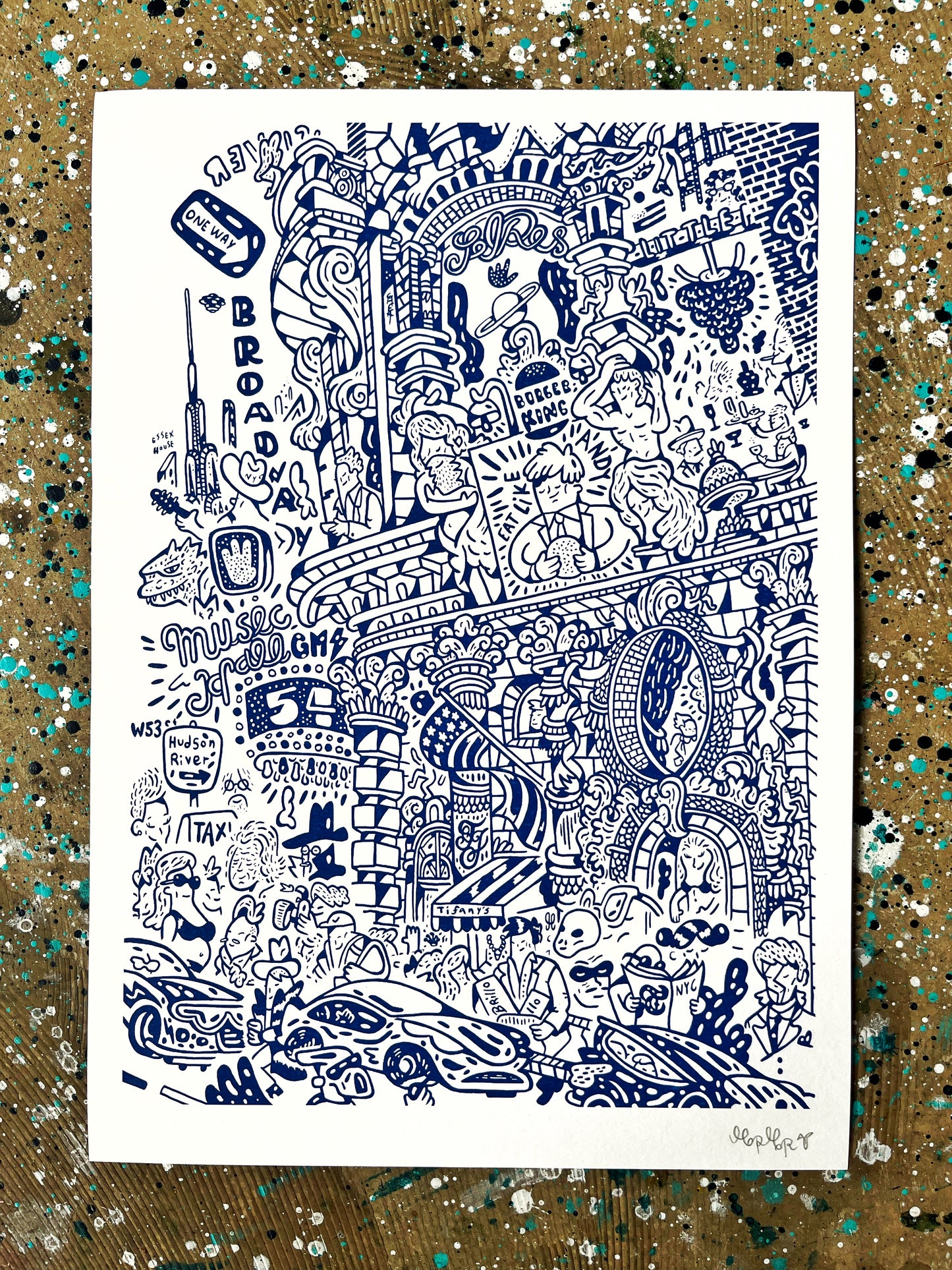 People of New York City AP - A3 størrelse 🗽