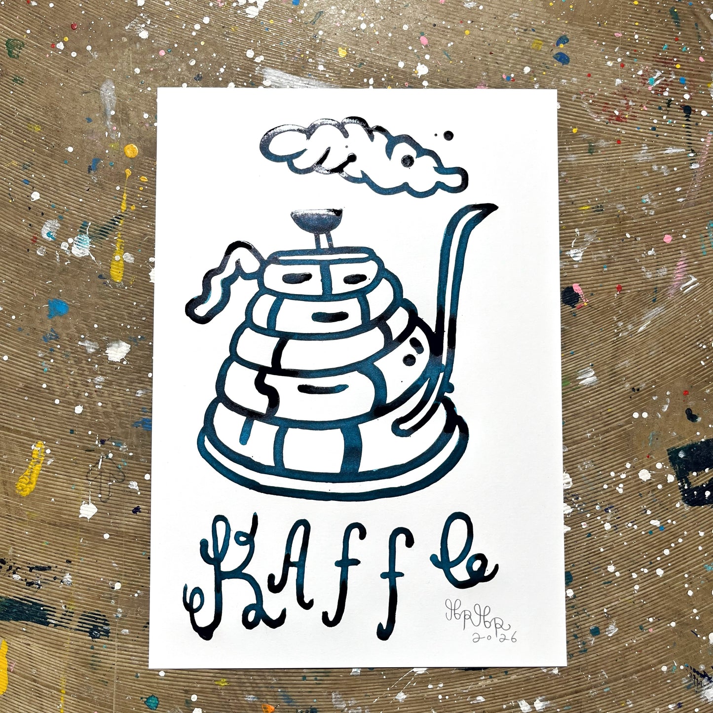 Kaffe - A3 størrelse