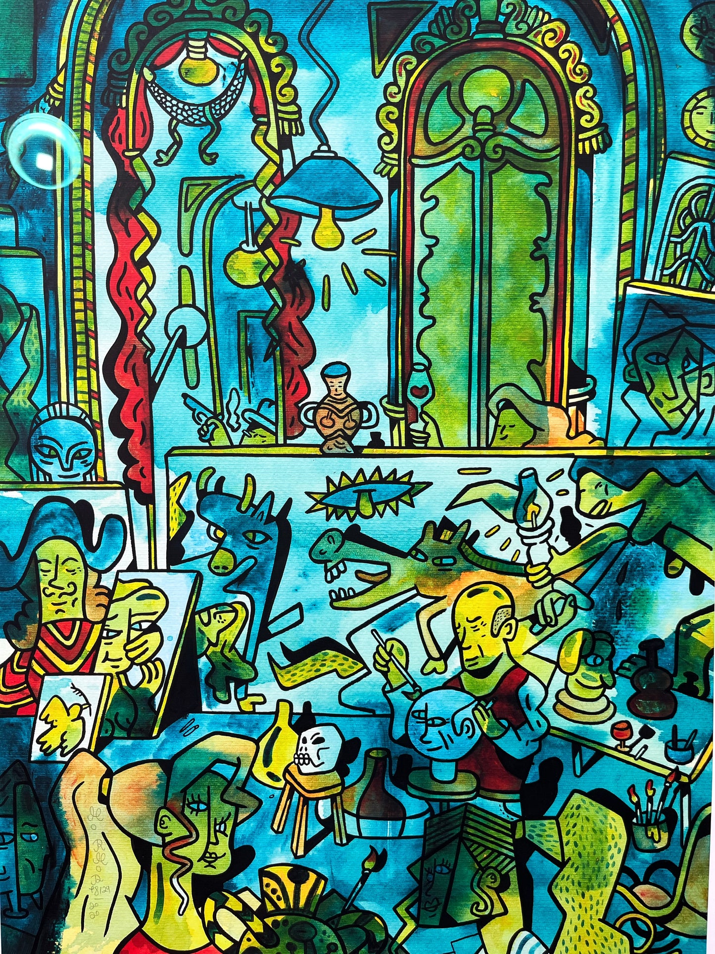 Få tilbage! Atelier Picasso - 76x55 cm