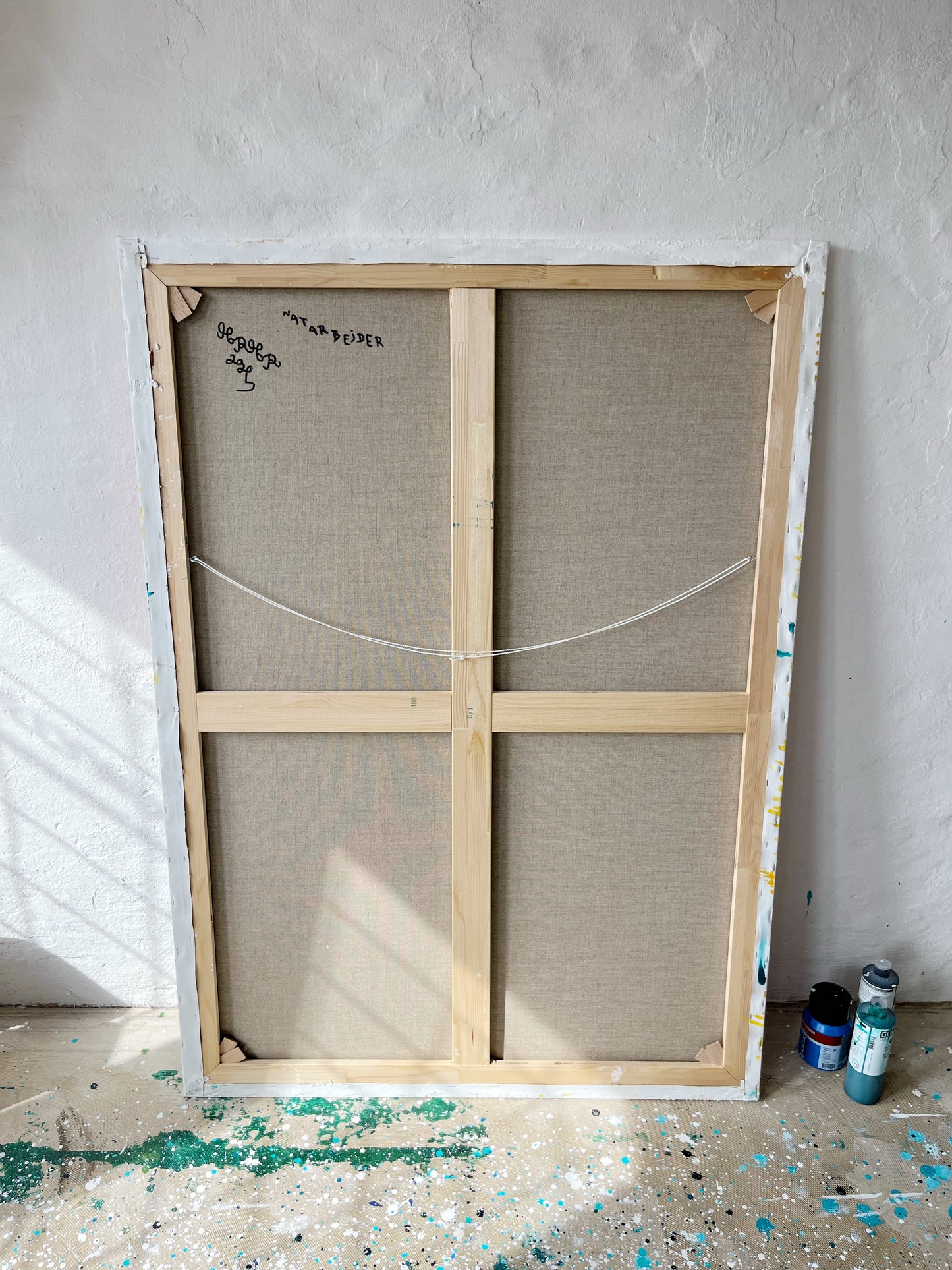 Natarbejder - 140x100 cm