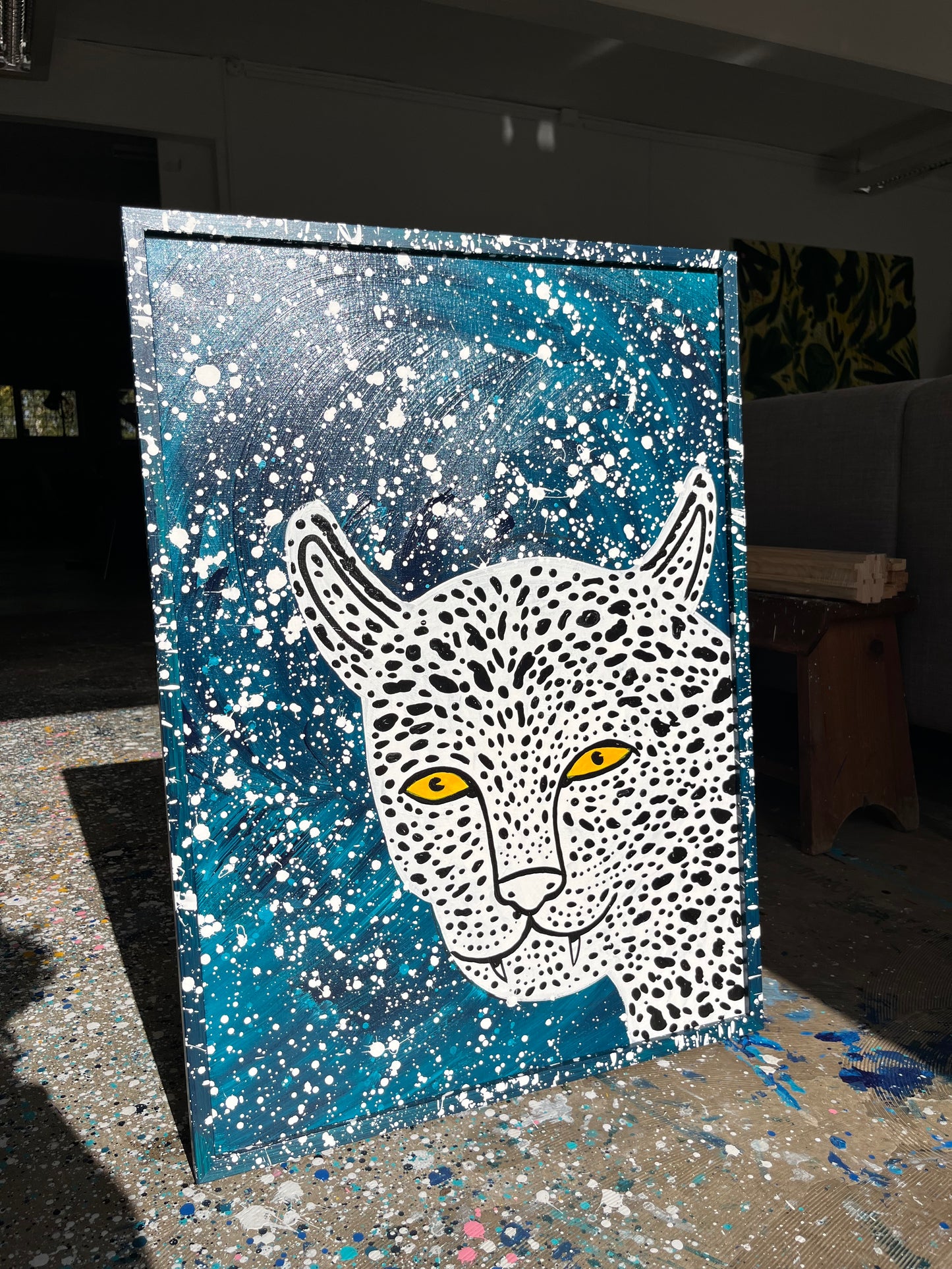 Sneleopard - 73x52 cm