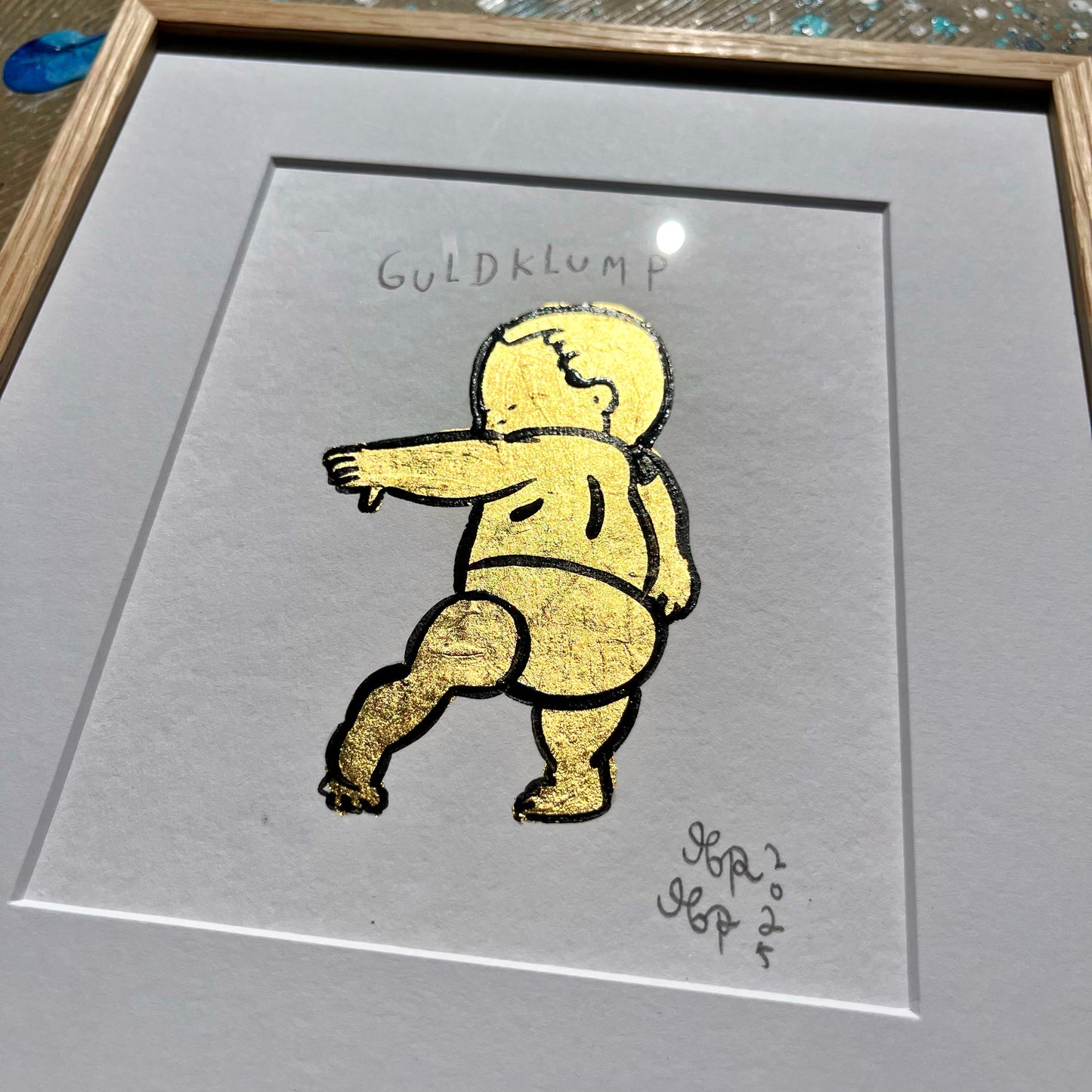 Guldklump - 25x22 cm