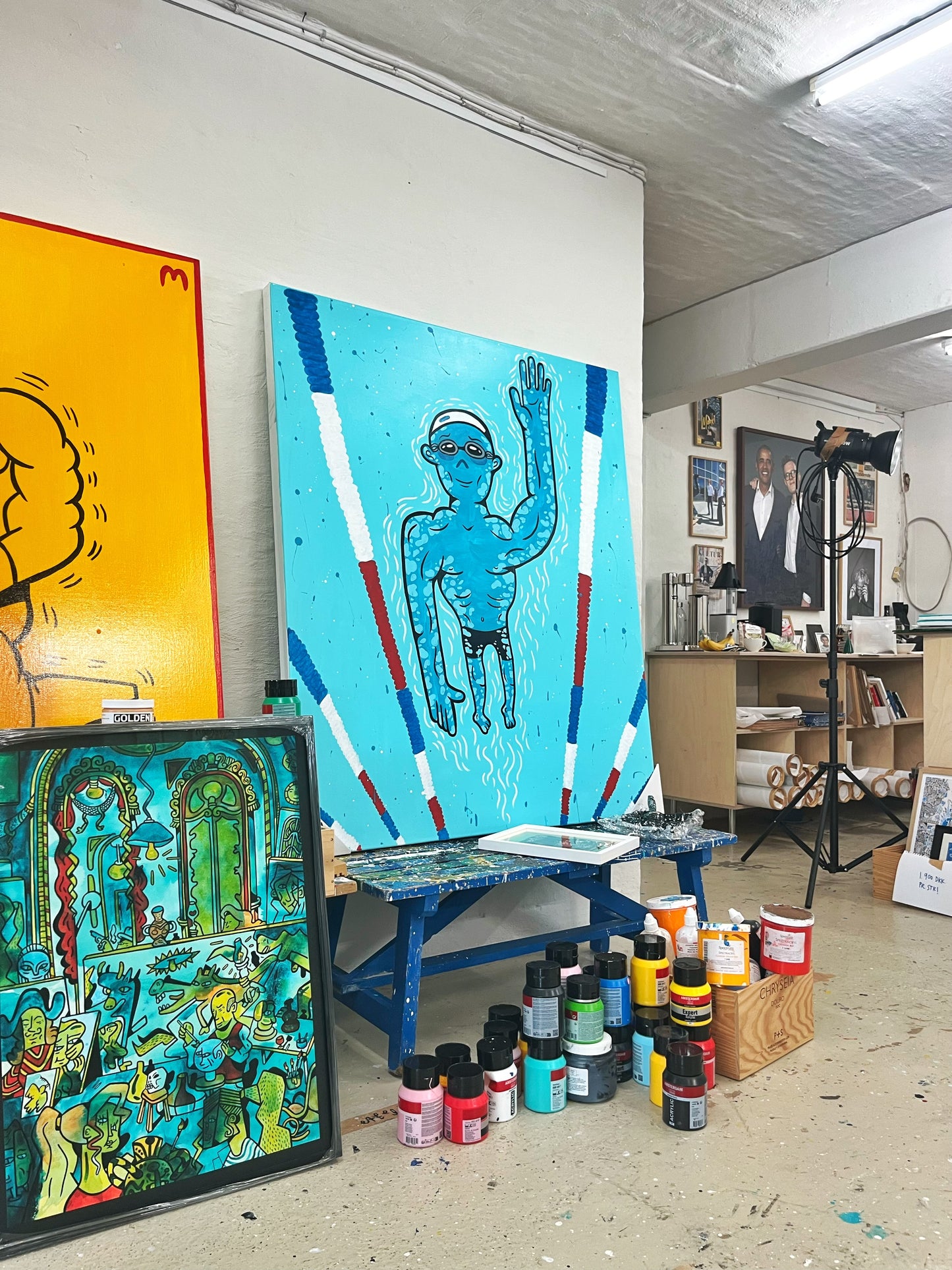 Under overfladen 140x120 cm