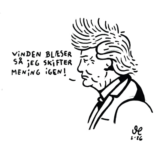 Som vinden blæser - A3 størrelse