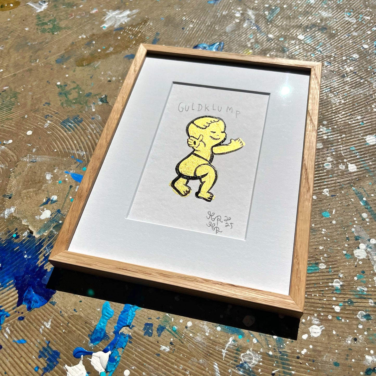 Guldklump - 25x18 cm