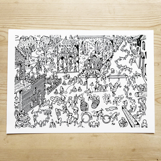 Print selv - Legekortet - A4 størrelse