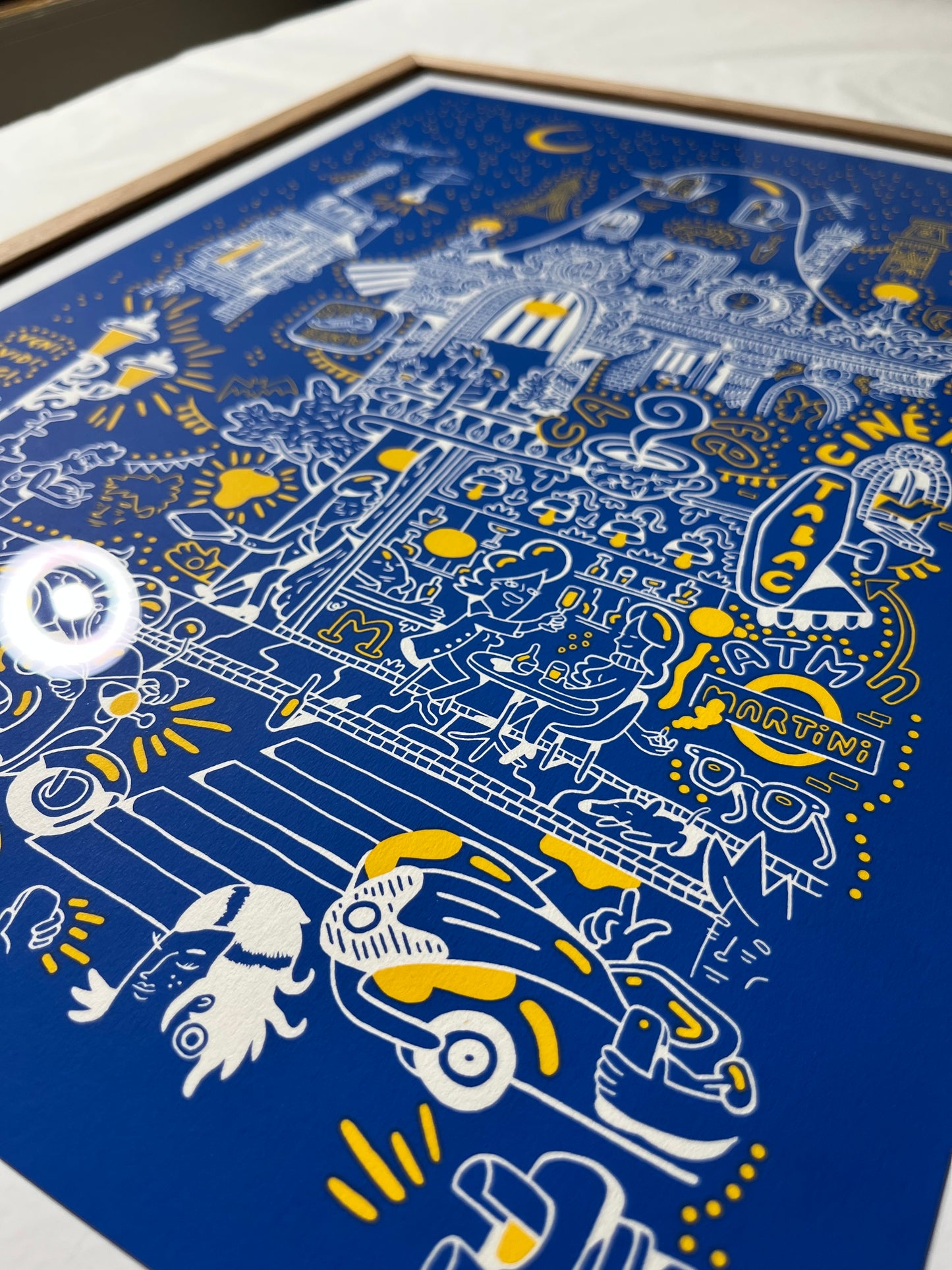 Indrammet Paris - 47x35 cm 🇫🇷