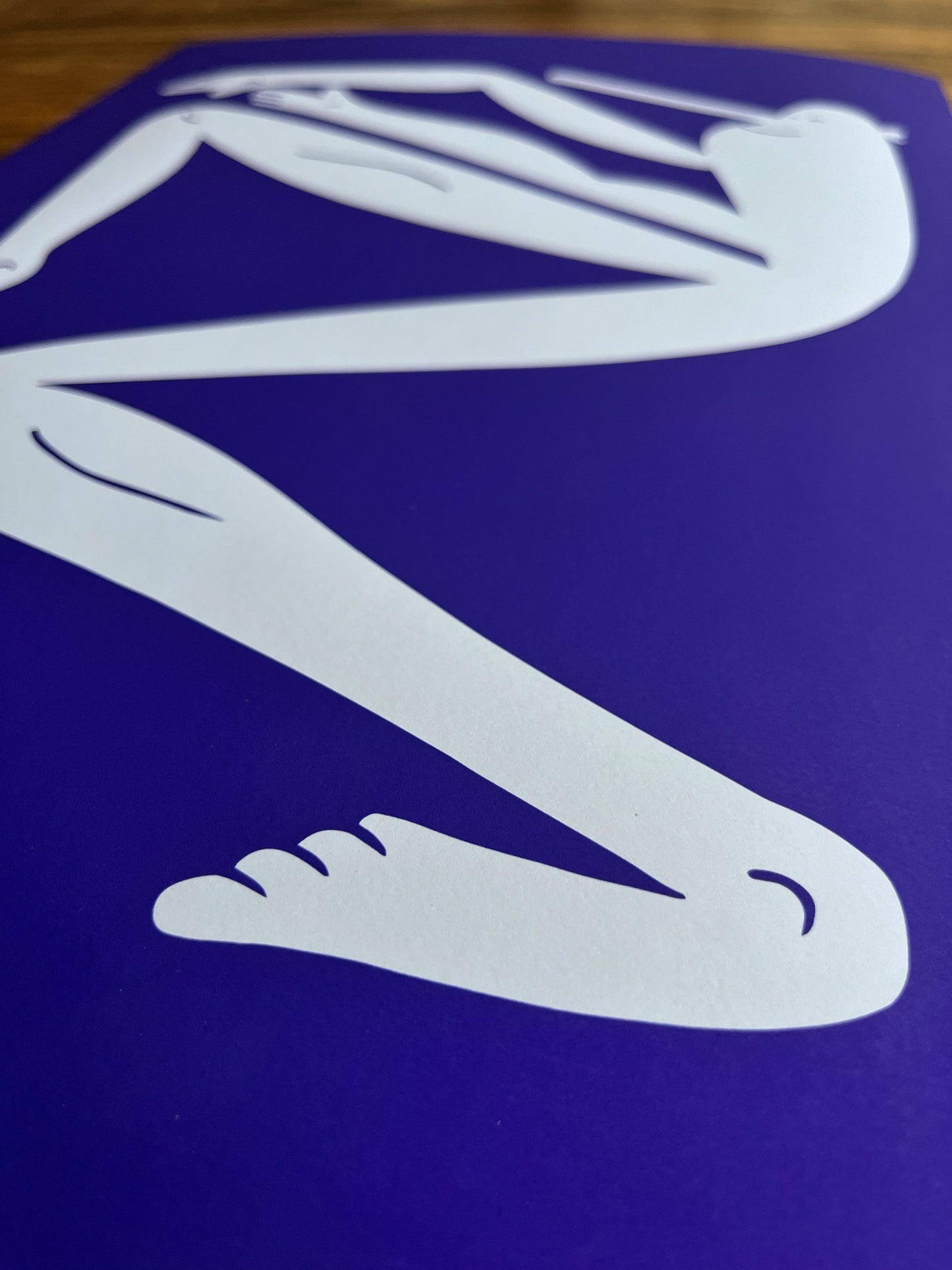 Populær: Yoga Blå - A3 størrelse