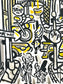 Tribeca dog walk - 73x53 cm
