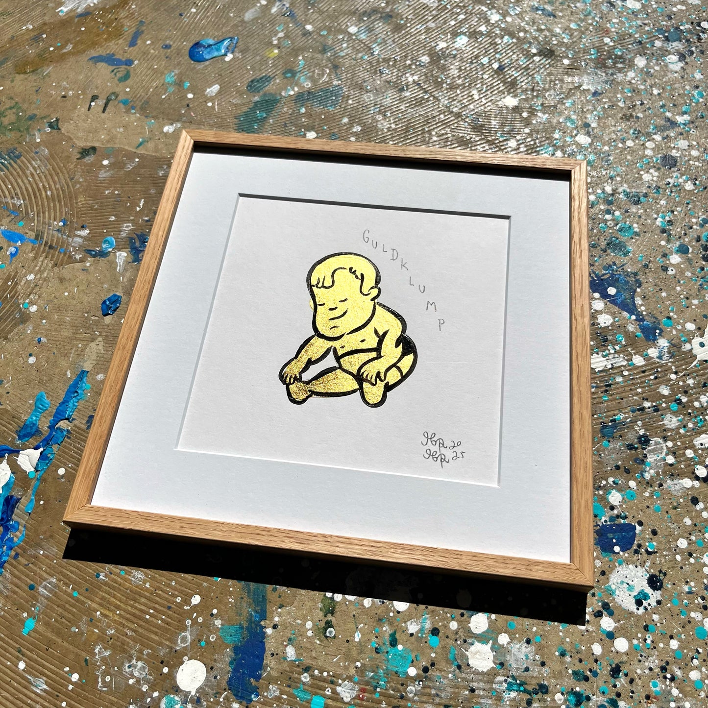 Guldklump - 26x26 cm