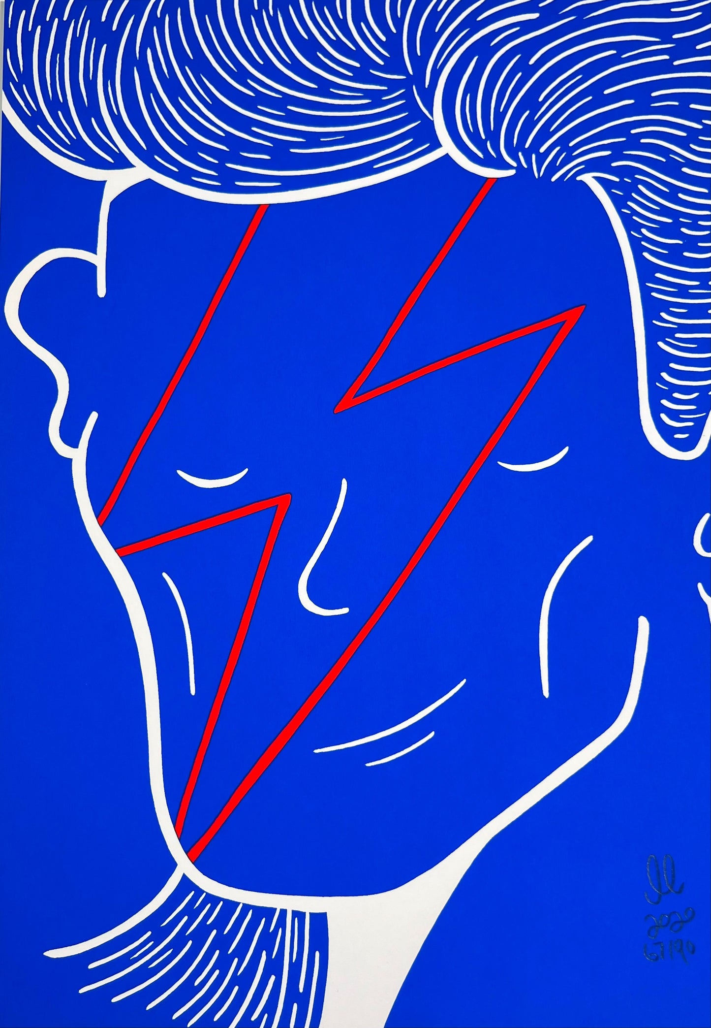 Bowie - A3 størrelse ⚡️