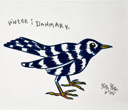 Vinter i Danmark - 23x29 cm