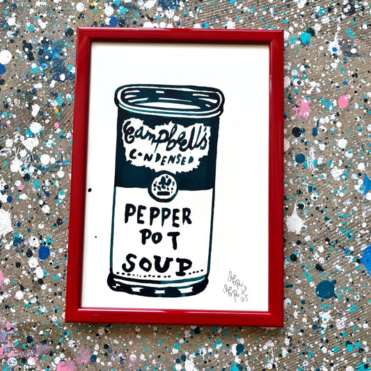 Andy Warhol dåse - 28x20 cm